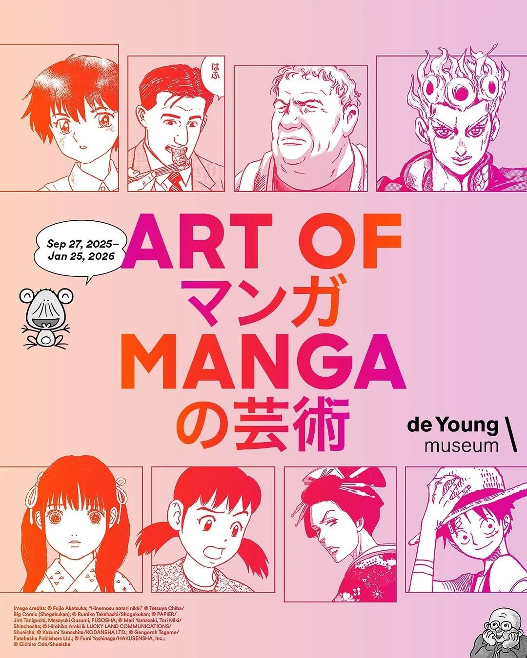 Exhibit: Art of Manga @ the de Young Museum — Japantown Cultural
